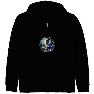 Discover Dog Grayhound Greyhound Dog in Space Full Moon Planets Stars Cute Art Zip Hoodies