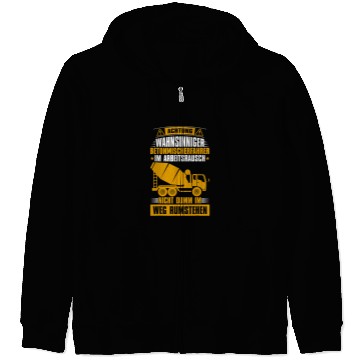 Discover Concrete mixer construction building construction worker 7 Zip Hoodies