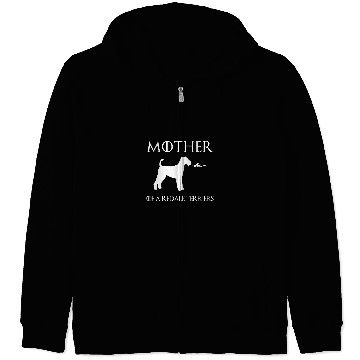Discover Dog Airedale Terrier Mother Of Airedale Terrier Unrivaled Mothers Day Novelty Zip Hoodies
