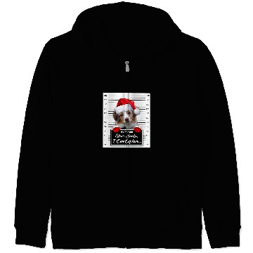 Discover Dear Santa I Can Explain Funny Christmas Australian Shepherd Zip Hoodies
