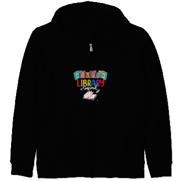 Discover Reading Book Library Squad Funny Librarian Bookworm Reading Book Lovers Reader Zip Hoodies