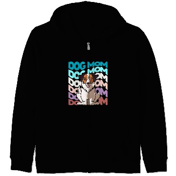 Discover Cool Australian Shepherd Aussie Dog Mom Retro vintages Dog Zip Hoodies