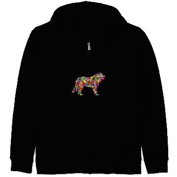 Discover Colorful Polka Dot Bernese Mountain International Dot Day Zip Hoodies