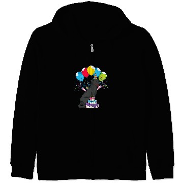 Discover Labrador Lab Dog Lover Black Labrador Birthday Party Pet Owner Black Lab Zip Hoodies