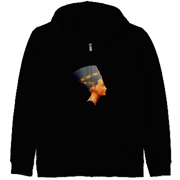 Discover Black Lives Matter Icon Queen Nefertiti Zip Hoodies