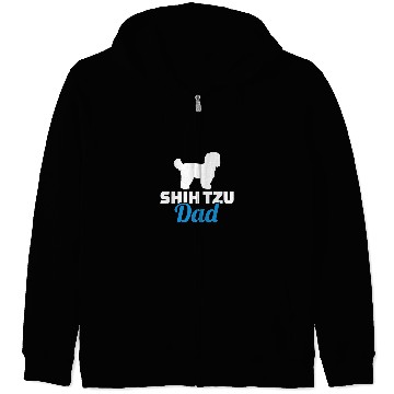 Discover Shih Tzu Dad Zip Hoodies