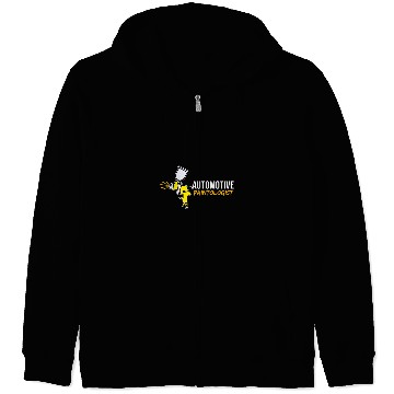 Discover Automotive Paintologist Auto Body Painter Car Lover Graphic Zip Hoodies