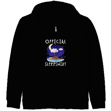 Discover Otters sea Funny Otter Design Official Sleep Zip Hoodies