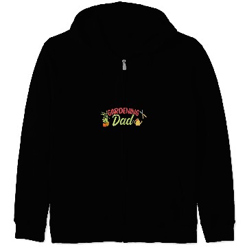 Discover Gardening Dad Vegetable Garden Gardener Zip Hoodies