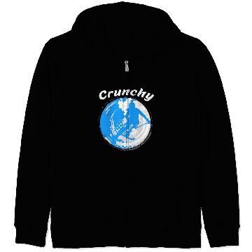 Discover Skiing Ski Crunchy Snowboarder Earth Loving Zip Hoodies