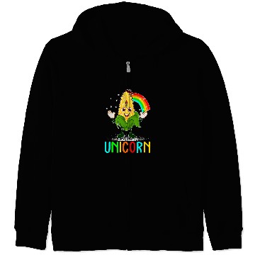 Discover Pun Corn Lover Cereal Kids Farming Zip Hoodies