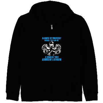 Discover Octopuss Lover Always Be A Kraken Aquarist Nightmare Spooky Octopus Zip Hoodies