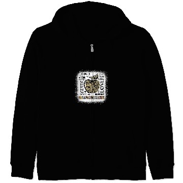 Discover Teacher Job Boho Leopard Apple Paraprofessional Welcome Back To School Zip Hoodies