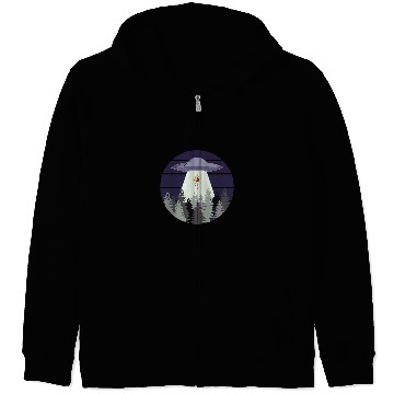 Discover bee hive abduction by uap 2ufo 2alien art Zip Hoodies