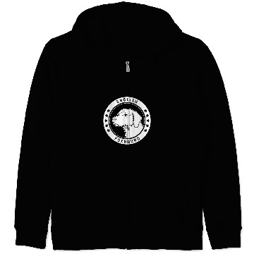 Discover English Foxhound Dog Portrait 3 Zip Hoodies