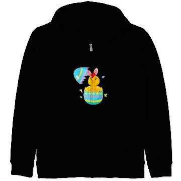 Discover Chicken Lover Easter Egg Hunt Bunny Ear Chicken Easter Day 2 Zip Hoodies