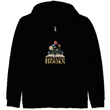 Discover Reading Book Read Banned Books Reader Zip Hoodies