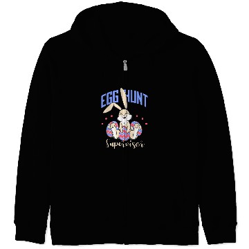 Discover Egg Hunt Supervisor Zip Hoodies