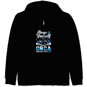 Discover Whales Always Be Yourself Orca Whale Zip Hoodies