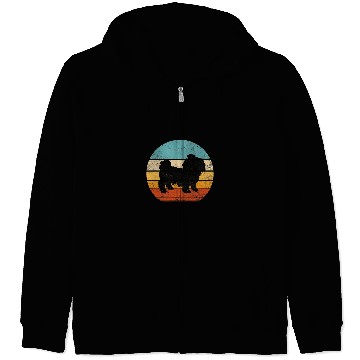 Discover Shih Tzu Dog Retro vintages Shih Tzu Lover Men Women Zip Hoodies