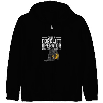 Discover Forklift Operator Truck Worker 16 Zip Hoodies