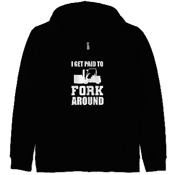 Discover Forklift Operator Zip Hoodies