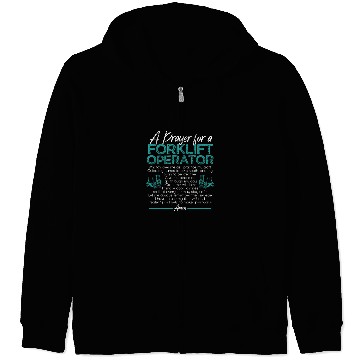 Discover A Prayer for a Forklift Operator Certified Forklift Driver 1 Zip Hoodies