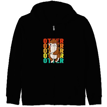 Discover Otters vintages Otter Zip Hoodies