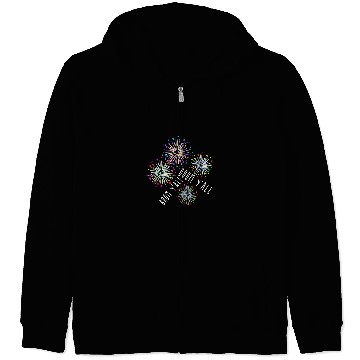 Discover Fireworks Art New Years Eve Pyrotechnician Firecrackers Zip Hoodies