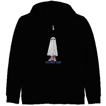 Discover Sad ghosts Club Halloween Costume 339 Zip Hoodies