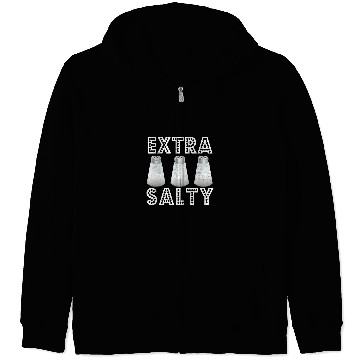 Discover Funny Chef Cooking Extra Salty Culinary Student Zip Hoodies