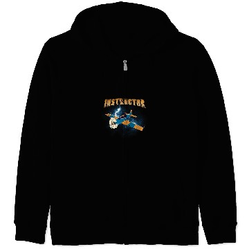 Discover Flight Instructor Pilot School Airplane Teacher Zip Hoodies