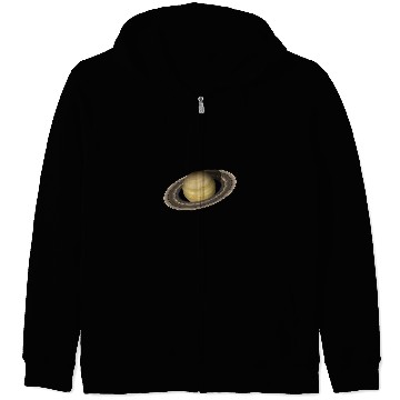 Discover Planet Saturn Solar System Astronomy Science Teacher Student 2 Zip Hoodies