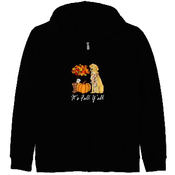 Discover Labrador Lab Dog Its Fall Yall Fall Tees For Women Labrador Yellow Lab Zip Hoodies