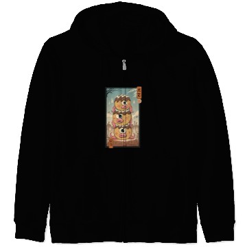 Discover Monster Takoyaki in Edo Zip Hoodies