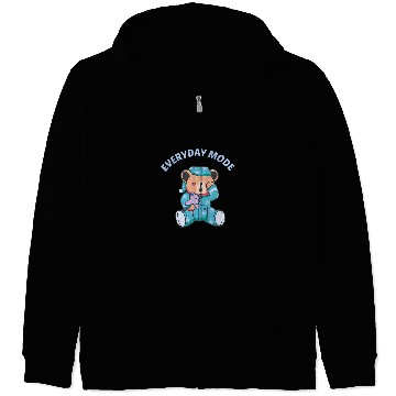 Discover Funny Bear Teddy Bear Pyjamas Official Sleep Cute Bears Zip Hoodies