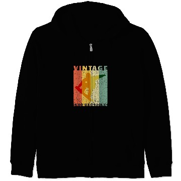 Discover Skiing Ski vintages Snowboarding Jumping Snowboarder Zip Hoodies