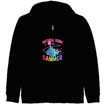 Discover LGBT Pride Natural Born Gaymer LGBTQ Gay Gamer Pride Month Gaming LGBT 219 Zip Hoodies
