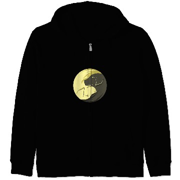Discover Labrador Lab Dog Gift For Men Women Cool Yellow And Black Lab 3 Zip Hoodies
