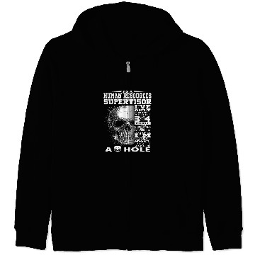 Discover HUMAN RESOURCES SUPERVISOR Job Title Funny Zip Hoodies