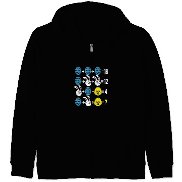 Discover Easter Order of Operations Quiz Math Teacher easter Egg Hunt 1 Zip Hoodies