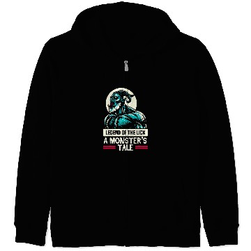 Discover Pope Lick Monster Legendary Creature Cryptozoology Cryptid 16 Zip Hoodies