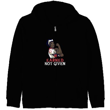 Discover Earned Not Given Funny RN Registered nurses 1 Zip Hoodies