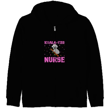 Discover eaRNed it nurses Nursing Graduate Koala nurses Zip Hoodies
