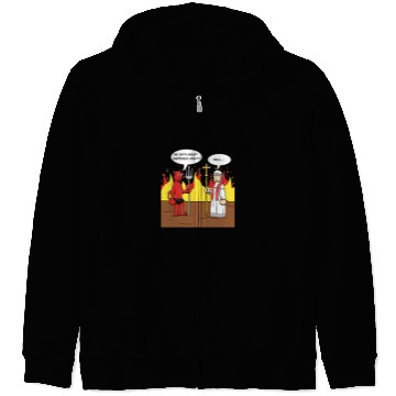 Discover Funny Catholic for Pope Skeptics Zip Hoodies