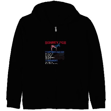 Discover donkey pox  disease destroying america donkeypox Zip Hoodies