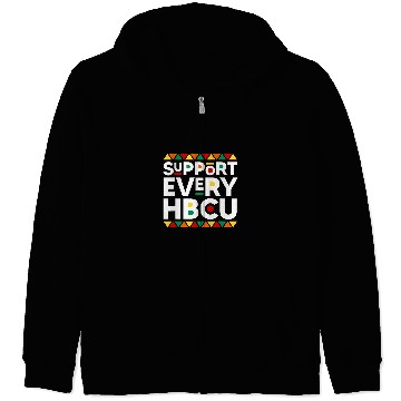 Discover Support Every HBCU Historical Black College Alumni Zip Hoodies
