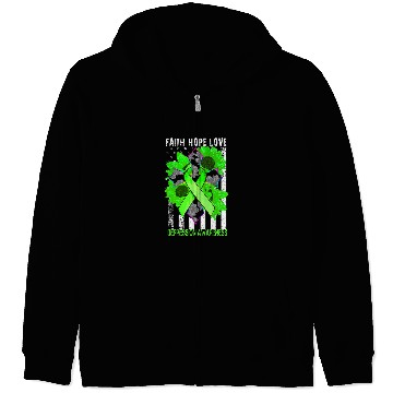 Discover Faith Hope Love Crossing Depression Awareness Zip Hoodies
