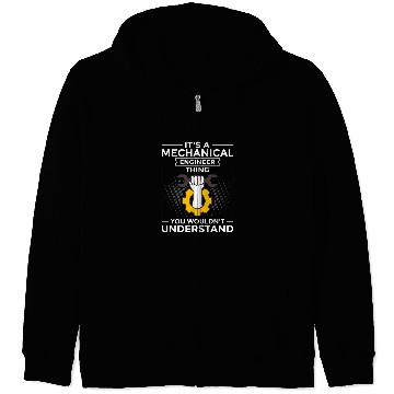 Discover Mechanical Engineering Technology Manager Engineer Student Zip Hoodies