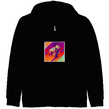 Discover Retro vintages Aesthetic Cavapoo Zip Hoodies